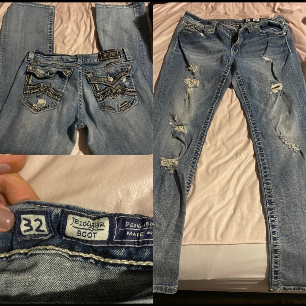 Buckle jeans